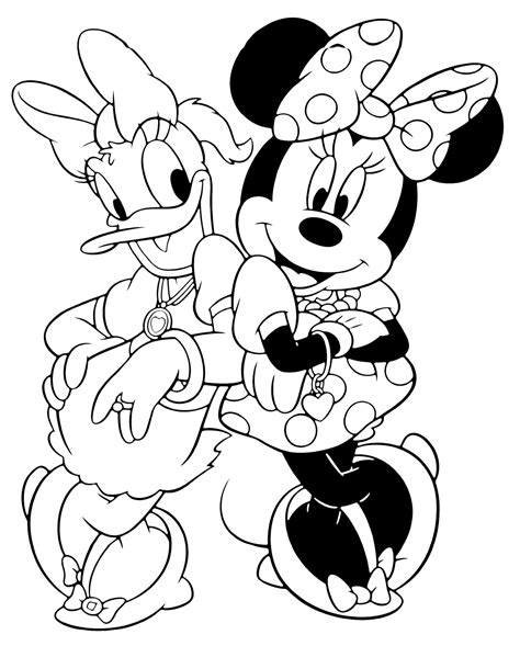 immagini da colorare minnie e topolino